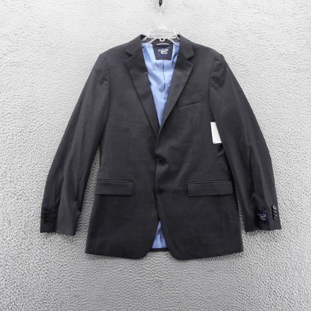 Original Penguin Mens‎ Dark Gray Wool Blend Suit Jacket Blazer 40L NEW